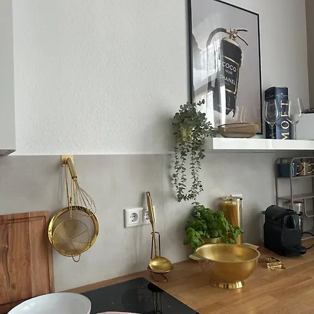 Apartamento Premium-apartment Im Duisburger Sueden, Naehe Duesseldorf Flughafen & Messe, Komplett Ausgestattetes Mit Modernen Altbau-flair Duisburgo